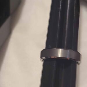 Misterings Tungsten Carbide 6mm Grey color Ring Band size 12